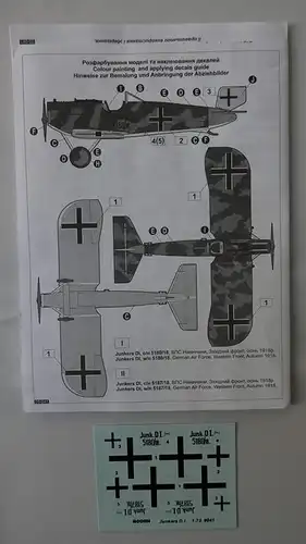 Roden Junkers D.I-1:72-041-Modellflieger-OVP-0191