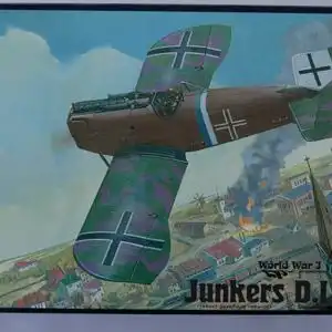 Roden Junkers D.I-1:72-036-Modellflieger-Bauteile versiegelt-OVP-0186