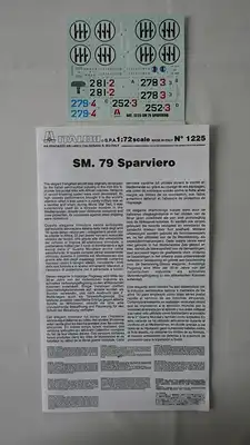 Italeri SM 79 Sparviero-1:72-1225-Modellflieger-OVP-0150