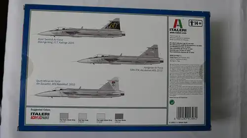 Italeri JAS 39 Gripen (OVP) und JAS-39A Gripen Light Fighter-1:72-Modellflieger-0149