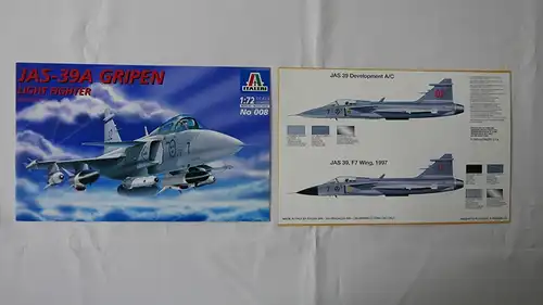 Italeri JAS 39 Gripen (OVP) und JAS-39A Gripen Light Fighter-1:72-Modellflieger-0149