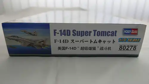 Hobby Boss F-14D Super Tomcat-1:72-80278-Modellflieger-Bauteile versiegelt-OVP-0121