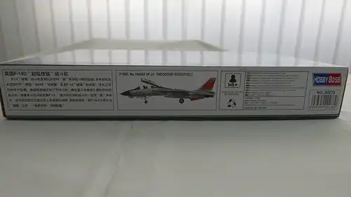 Hobby Boss F-14D Super Tomcat-1:72-80278-Modellflieger-Bauteile versiegelt-OVP-0121