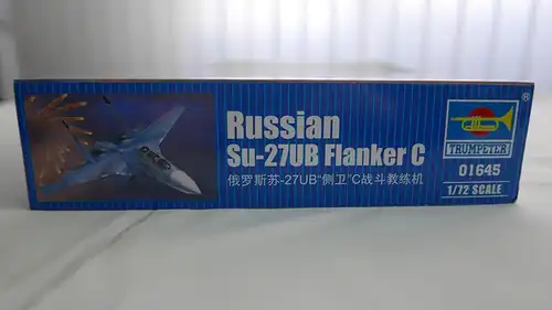 Trumpeter Russian Su-27UB Flanker C-1:72-01645-Modellflieger-OVP-0108