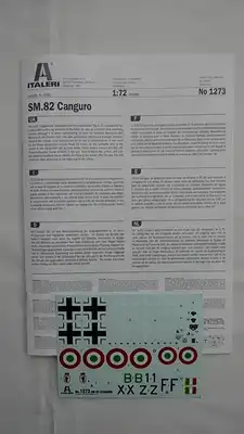 Italeri SM.82 Canguro-1:72-1273-Modellflieger-OVP-0102