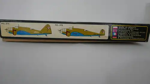 ZTS Plastyk PZL-37 A/B LOS-1:72-SO4-Modellflieger-OVP-0081