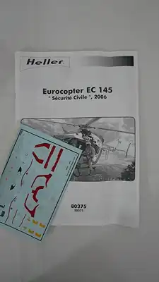 Heller Eurocopter EC145 Securite Civile-1:72-80375-Modellflieger-OVP-0079