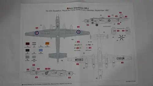 Airfix Avro Shackleton MR.2-1:72-A11004-Modellflieger-OVP-0070