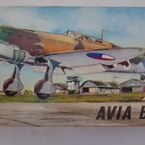 KP Plastikovy Model Avia B.35-Nr.8-1:72-Modellflieger-Propeller-OVP-0044