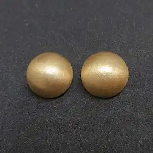 Goldene Ohrclips Ohrringe aus 14 Karat Echtgold ( 585er )