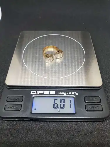 wunderschöner Brillantring aus 14 Karat Echtgold (585er)