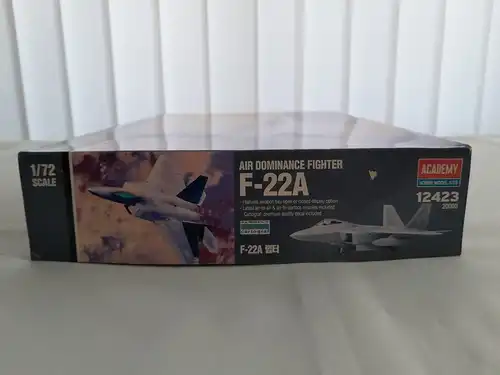 Academy Air Dominance Fighter F-22A-1:72-12423-Bauteile versiegelt-Modellflieger-OVP-1151