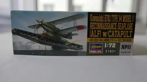 Hasegawa Kawanishi E7K1 Type 94 Model 1 "Alf" w/Catapult-1:72-51831 (NP11)-Modellflieger-OVP-0556