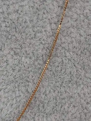 Halskette-Gelbgold-585 Echtgold-14 Karat-Goldkette-Kette-Veneziakette