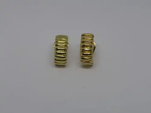 Ohrringe-585 Echtgold-14 Karat-Gelbgold-Ohrstecker-