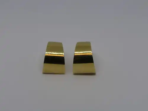 Ohrringe-585 Echtgold-14 Karat-Gelbgold-Ohrstecker-