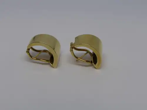 Ohrringe-585 Echtgold-14 Karat-Gelbgold-Ohrstecker-