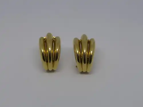 Ohrringe-585 Echtgold-Gelbgold-Ohrstecker-14 Karat-Gold-