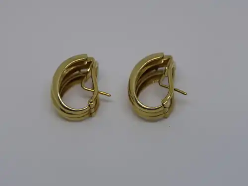 Ohrringe-585 Echtgold-Gelbgold-Ohrstecker-14 Karat-Gold-