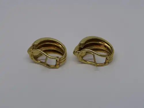 Ohrringe-585 Echtgold-Gelbgold-Ohrstecker-14 Karat-Gold-