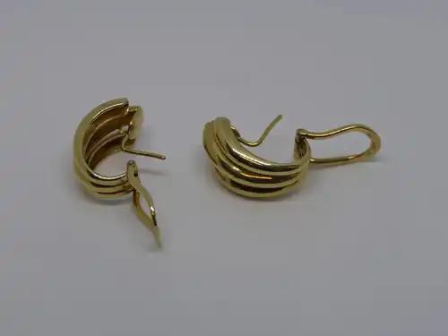 Ohrringe-585 Echtgold-Gelbgold-Ohrstecker-14 Karat-Gold-