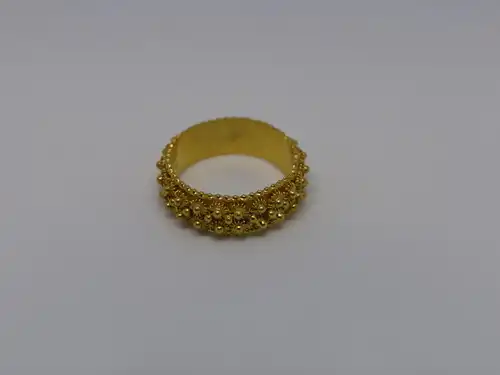 Goldring-750 Echtgold-Gelbgold-18 Karat-Ring-Gold-