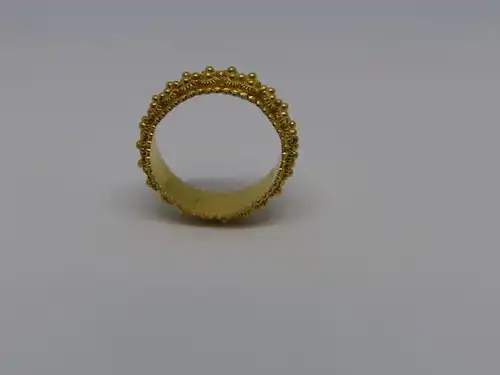 Goldring-750 Echtgold-Gelbgold-18 Karat-Ring-Gold-