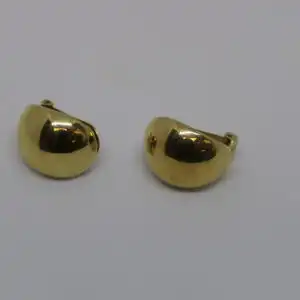 Ohrklips-Ohrringe-585 Echtgold-14 Karat-Gelbgold-Ohrstecker-