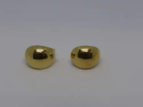 Ohrklips-Ohrringe-585 Echtgold-14 Karat-Gelbgold-Ohrstecker-