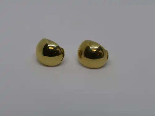 Ohrklips-Ohrringe-585 Echtgold-14 Karat-Gelbgold-Ohrstecker-