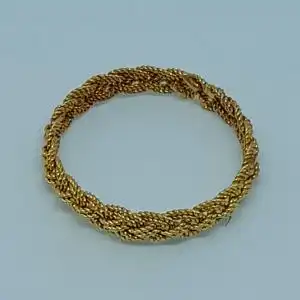 Goldring-750 Echtgold-Gelbgold-18 Karat-Ring-