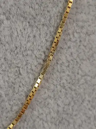 Halskette-Venezianerkette-14 Karat-585 Echtgold-Gelbgold-Perlen-