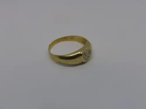 Ring-14 Karat-Goldring-585 Echtgold-Gelbgold-