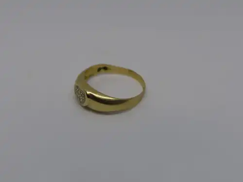 Ring-14 Karat-Goldring-585 Echtgold-Gelbgold-