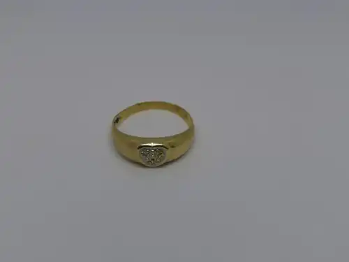 Ring-14 Karat-Goldring-585 Echtgold-Gelbgold-