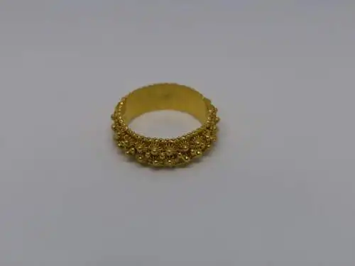 Goldring-750 Echtgold-Gelbgold-18 Karat-Ring-Gold-