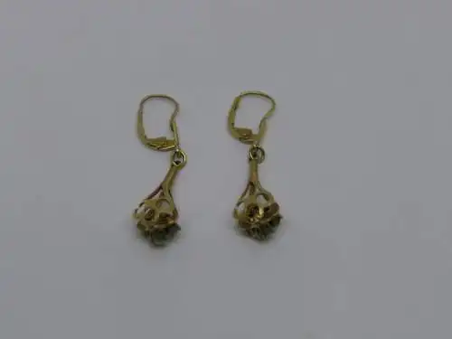 Ohrringe-Ohrstecker-14 Karat-Goldohrringe-585 Echtgold-Gelbgold-