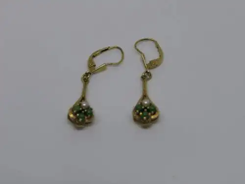 Ohrringe-Ohrstecker-14 Karat-Goldohrringe-585 Echtgold-Gelbgold-