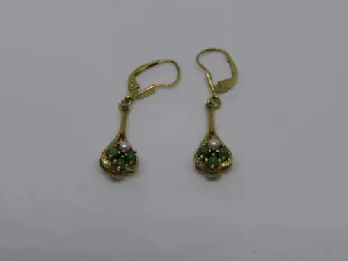 Ohrringe-Ohrstecker-14 Karat-Goldohrringe-585 Echtgold-Gelbgold-