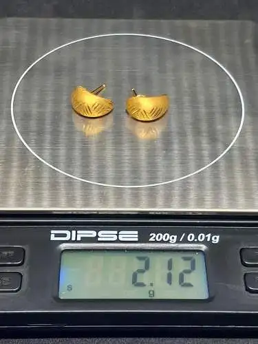 Ohrringe - 14 Karat - 585 Echtgold - Ohrstecker - Ohrringe Gold