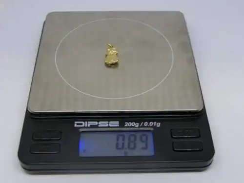 Anhänger-14 Karat-585 Echtgold-Gelbgold-Katze-Motiv-Goldanhänger-