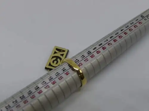 R24 - Goldring mit Edelsteinen - 14 Karat - 585 Echtgold - Goldring