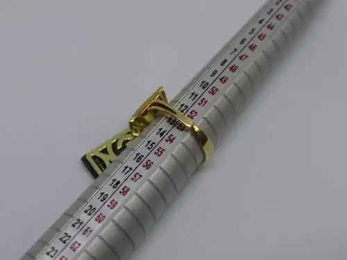 R26 - Goldring mit Edelsteinen - 14 Karat - 585 Echtgold - Goldring