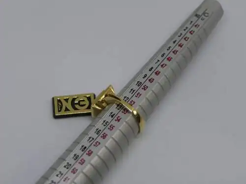 R27 - Goldring mit Edelsteinen - 14 Karat - 585 Echtgold - Goldring