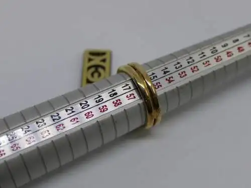 R30 - Goldring mit Edelsteinen - 14 Karat - 585 Echtgold - Goldring