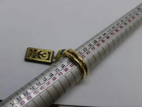 R36 - Goldring mit Edelsteinen - 14 Karat - 585 Echtgold - Goldring