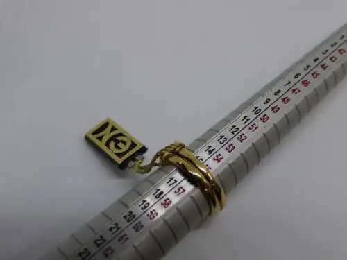 R37 - Goldring mit Edelsteinen - 14 Karat - 585 Echtgold - Goldring