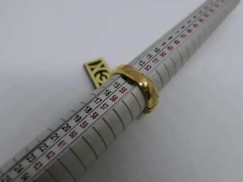 R42 - Goldring mit Edelsteinen – Ring – 14 Karat – 585 Echtgold – Goldring
