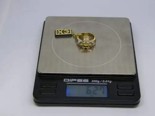 R43 - Goldring mit Edelsteinen – Ring – 14 Karat – 585 Echtgold – Goldring