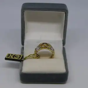 R45 - Goldring mit Diamanten – Ring – 14 Karat – 585 Echtgold – Goldring